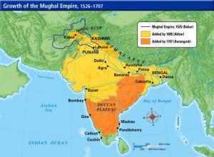 Kerajaan Islam Mughal kukuh bertapak di India bermula tahun 1526 - 1707. Selepas era kerajaan Araungzeb, empayar Islam mula ditakluki oleh Rajah Hindu